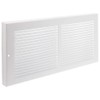 Imperial RG0033 Louvered Steel Painted Baseboard Return Air Grille, 14