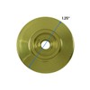 Renovators Supply Manufacturing Cabinet Door Knob Rosette Bright Brass 1.25"