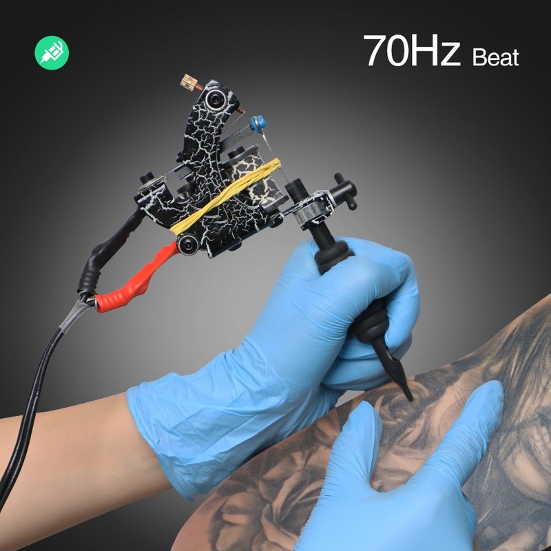 Solong Complete Tattoo Kit 4 Pro Machine Guns 54 Inks