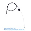 Young Wolf Push Lawn Mower Throttle Pull Cable Engine Zone