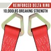 Boxer 4 Pack 2" x 36" Premium Blue Axle Straps