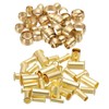 PATIKIL 120 Pcs Brass Compression Fittings Assortment Kit, 1/4" 5/16"