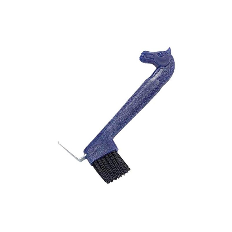 Lincoln Horse Head Hoof Pick with Brush