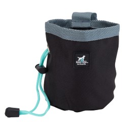 Pounce + Fetch Training Treat Small Pouch | Dimensions: 5.7"x 5"x 8.25" | Pet Travel Accessories | Holds One Cup Of Treats | Clips on Your Belt | Black