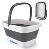 Udefineit Collapsible Foot Soaking Tub with Handle, 15L/4 Gallons, Portable