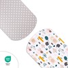 Lovely Hippo 2 x Fitted Sheets 100% Cotton – Compatible