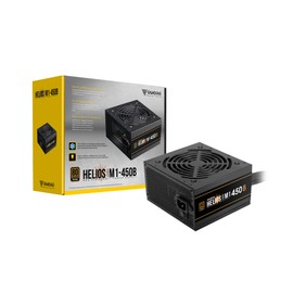 GAMDIAS 450W Gaming PC PSU, 80 Plus ATX Bronze 12V Power Supply for PC Computers with Active PFC, Non-Modular PSU, Helios M1-450B