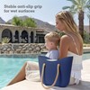 Brook + Bay Beach Rubber Tote Bag with Zipper -