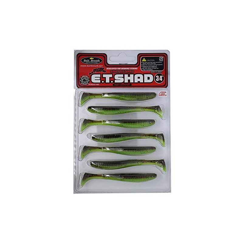 Bait Breath Eggtail Shad 3.4" #931 Grippan/Chart