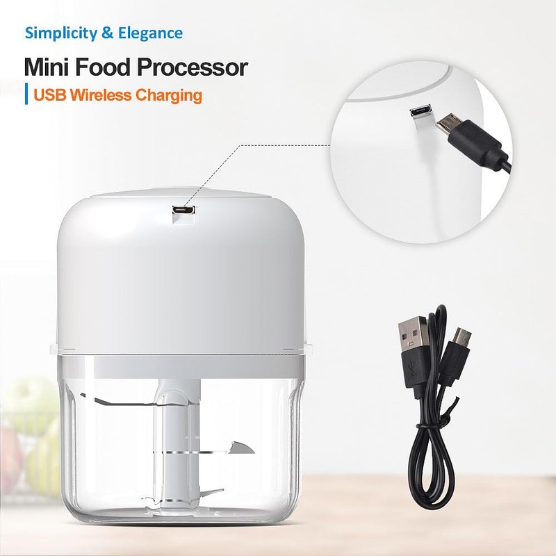 Rosenstein & Söhne Mini Chopper: Compact Cordless Chopper & Mini