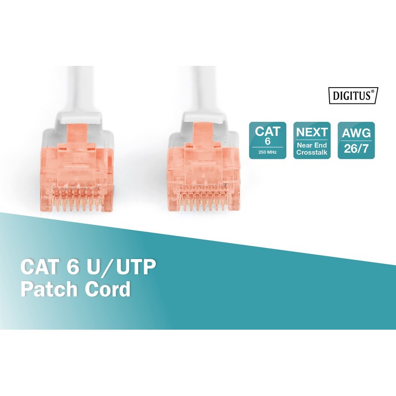 Digitus CAT6 U/UTP 10 m 10 m Cat6 U/UTP (UTP)