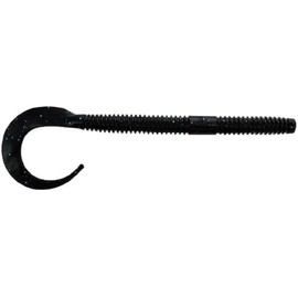 Yamamoto 10'' Ichi Worm Floater/Black W/Large Blue Flake (6 Pack)