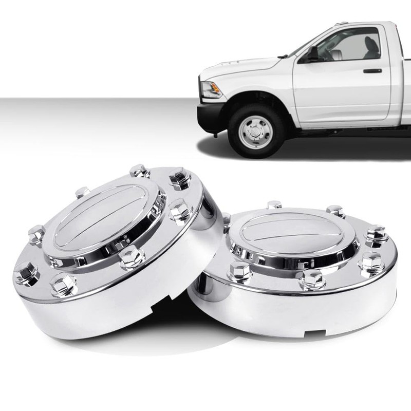 G-PLUS Pair Front Alcoa Alloy Wheel Center Hub Caps 1-TON