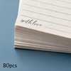 80Pcs Share a Memory Cards, 4” x 6" Card for