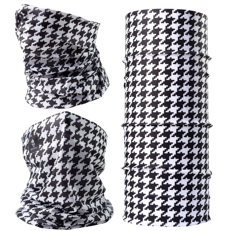 Magic Scarves Multifunctional Tube Neck Scarf Classic Retro Mod Houndstooth