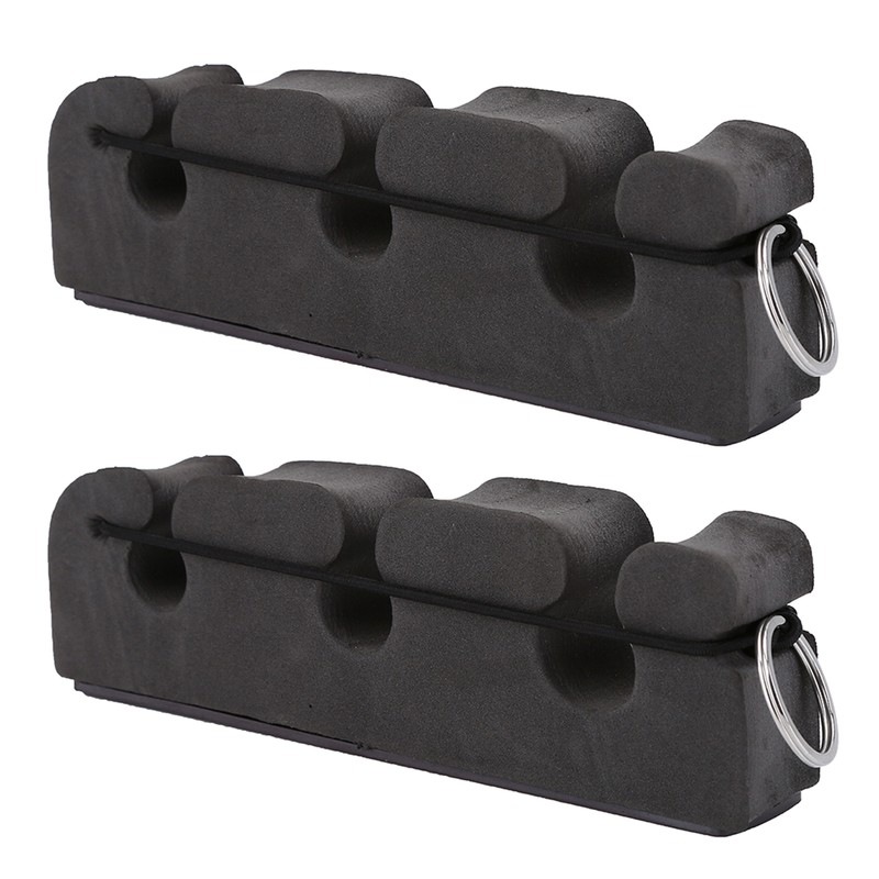 2Pcs Portable Magnetic Density Foam Fly Fishing Rod Holder Car