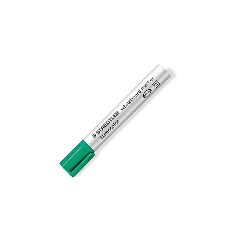 STAEDTLER Lumocolor Whiteboard Marker 351 Green Pack of 3