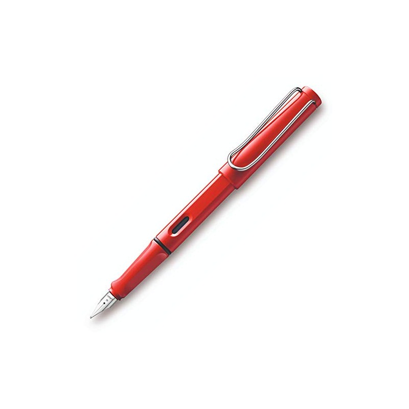 Lamy Engraved Fountain Pen Safari red Great gift for School
