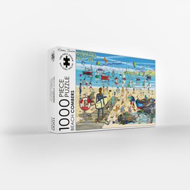Emma Joustra Jigsaw Puzzle 'Beach Combers' 1000 Piece | Great British Jigsaws | Small Batch Made | Sustainable Jigsaw Puzzles