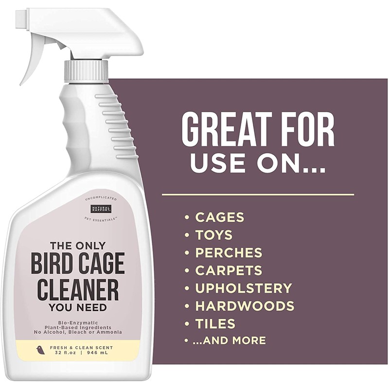 Natural Rapport Bird Cage Cleaner - The Only Bird Cage