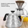 Stainless Steel Household Coffee Drip Gooseneck Kettle Pot Pour Over