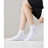 ACCFOD ACCFOD Womens White Ankle Socks Thin Cotton Gym Socks
