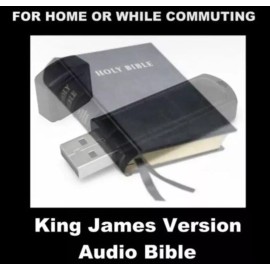PROFESSIONAL KJV AUDIO BIBLE ON A USB FLASH DRIVE PORTABLE BIBLICAL RETELLING