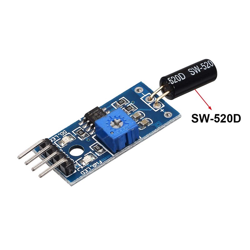 uxcell Angle Sensor Module SW-520D Ball Switch Tilt Sensor Module