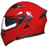 ILM Motorcycle Dual Visor Flip up Modular Full Face Helmet