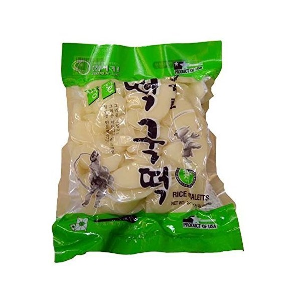 Sekero rice cake,Korean rice cake, Rice Ovaletts, 24oz/pk (Pack of 1)