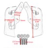 Frezon Motorcycle Adjustable Upper Fairing Side Wind Air Deflector for