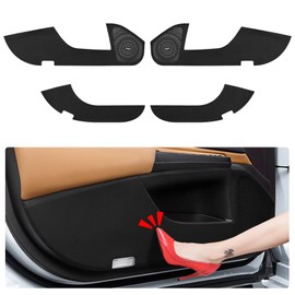 LUNQIN Car Door Anti Kick Pad for Lexus ES 350 300h 250 Accessories 2019 2020 2021 2022 2023 2024 2025 Protector Mat Dirty Collision Stickers Interior