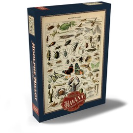 MyPuzzle Arthropods for Everyone, Vintage Art Poster, Adolphe Millot - Premium 1000 Piece Puzzle - MyPuzzle Special Collection by Havana Puzzle Company