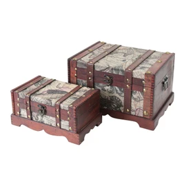 HMF 6400 Treasure Chest with Lock / Treasure Chest / France Wooden Box / Various Sizes