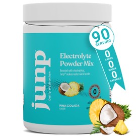 JUNP Electrolytes Powder No Sugar No Carbs – Pina Colada Coconut Pineapple Keto Electrolyte Drink Mix - Potassium & Salt Hydration Powder Electrolytes - Zero Calorie Sugar Free Electrolyte Powder 90ct