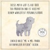 Mr. & Mrs. Panda Getränkeuntersetzer Affenpinscher Äffchen - Geschenk, Familienhund,