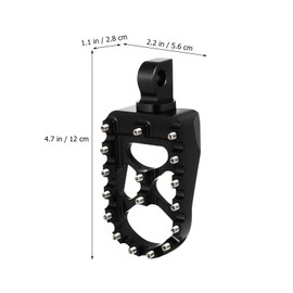 iplusmile Foot Pegs for Motorcycle, Aluminum Wider Foot Pegs, Dirt Bike CNC Footpegs Foot Pedals Rests Compatible with Dyna 91-17 VRSC 02-17 XL1200L 07-11