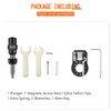 Aluminum Archery Pillow Piston + Magnetic Arrow Rest Set -