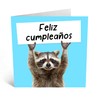 Tarjeta de Feliz Cumpleaños - Feliz Cumpleaños Mapache - Tarjeta