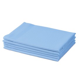 Amago - Pack of 5 Glass Cloths 45 x 65 cm - Blue