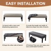 Genina Stretch Dining Bench Covers, Waterproof Stretch Jacquard Bench Seat