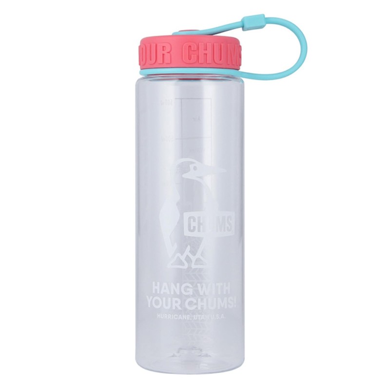 CHUMS CH62-2124 W112 Clear/Pink Booby Bottle, 2025 Model, 2025 Bottle,