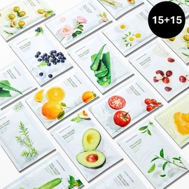 Nature Republic 네이처리퍼블릭 1일1팩 리얼 네이처 마스크팩 23ml 15+15 로얄젤리 PK3842