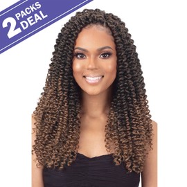 Mayde Beauty Crochet Braids 3X Lusty Water Wave 14" (14 inch (Pack of 2), 2)