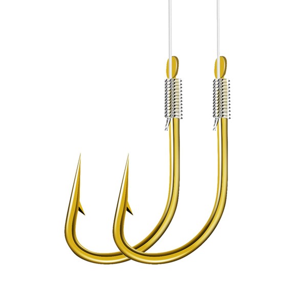 Dyxssm Tiny Fish Hooks with Line, Pre Tied Small Fishing