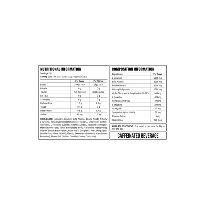 Faction Labs Disorder Ultimate Pre-Workout Neon Cloud (Pine Passionfruit) 30