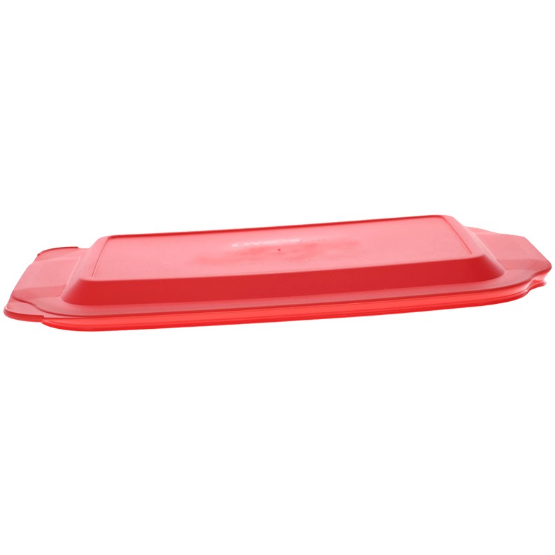 Pyrex 233-PC 3qt Red Food Storage Replacement Lid (2-Pack)