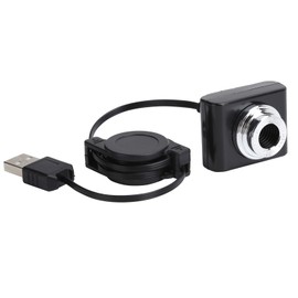 Webcam Clipon USB2.0 Camera with Retractable Cable 640 x 480 Resolution Imaging Equipment