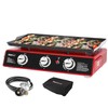 Royal Gourmet PD1301R 3 Burner Tabletop Propane Gas Griddle with