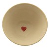 Sensitsu Kobo 52026 Zuko Kiln Polka Dot Heart Rice Bowl,